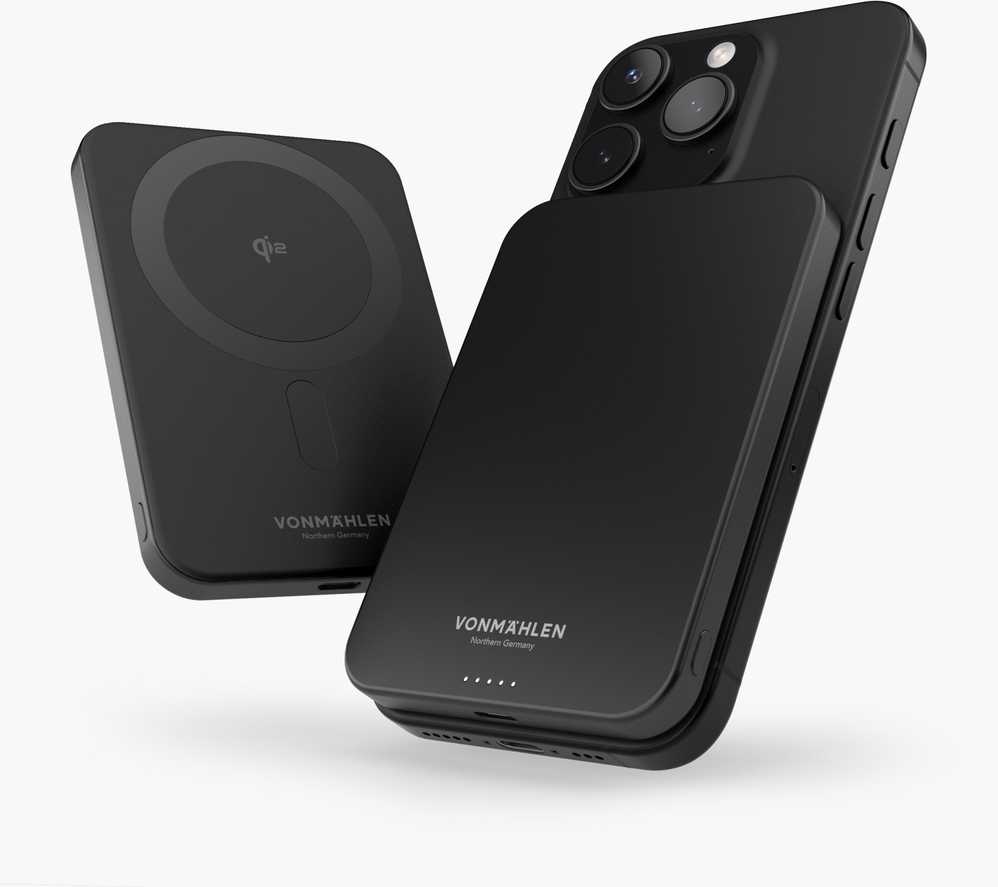 Vonmählen Powerbank Evergreen Mag 5000mAh Juodas