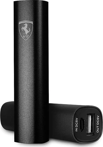 Ferrari Powerbank FEPBM12BBK 2500 mAhczarny/juodas Racing