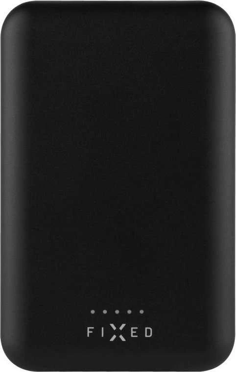 Fixed Fiksuotas | MagZen (2 kartos) su belaidžiu įkrovimu ir MagSafe palaikymu Power bank | FIXZENM2-10-BK | 10000 mAh | USB-C: 5 V / 2 A, 9 V / 2,22 A, 12 V / 1,67 A (maks. 20 W) | Juodas