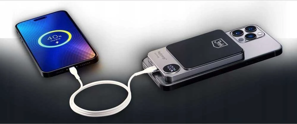 Fixed Power bank | MagZen | 6000 mAh | Juodas