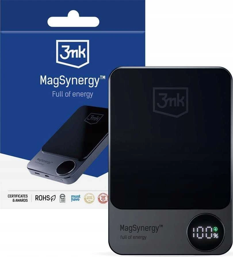 Fixed Power bank | MagZen | 6000 mAh | Juodas