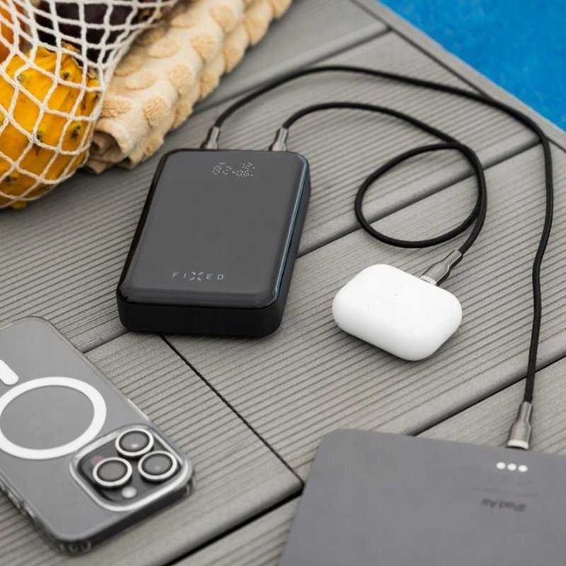 Fixed Ištaisyta | Zen 20 Pro su LCD ekranu Power bank | FIXZENP-20-BK | 20000 mAh | Juodas