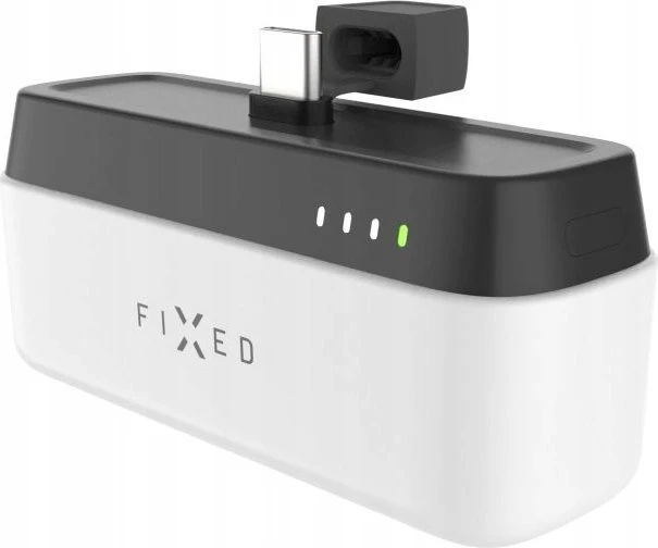 Fixed | Zen 5 Plug-in 20W Powerbank | FIXZEN-5PL-WH | 5000 mAh | USB-C: DC 5V/3A, 9V/2.22A, 12V/1.67A 20W MAX | Baltas