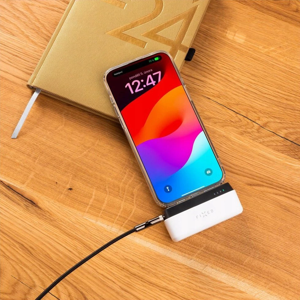 Fixed | Zen 5 Plug-in 20W Powerbank | FIXZEN-5PL-WH | 5000 mAh | USB-C: DC 5V/3A, 9V/2.22A, 12V/1.67A 20W MAX | Baltas