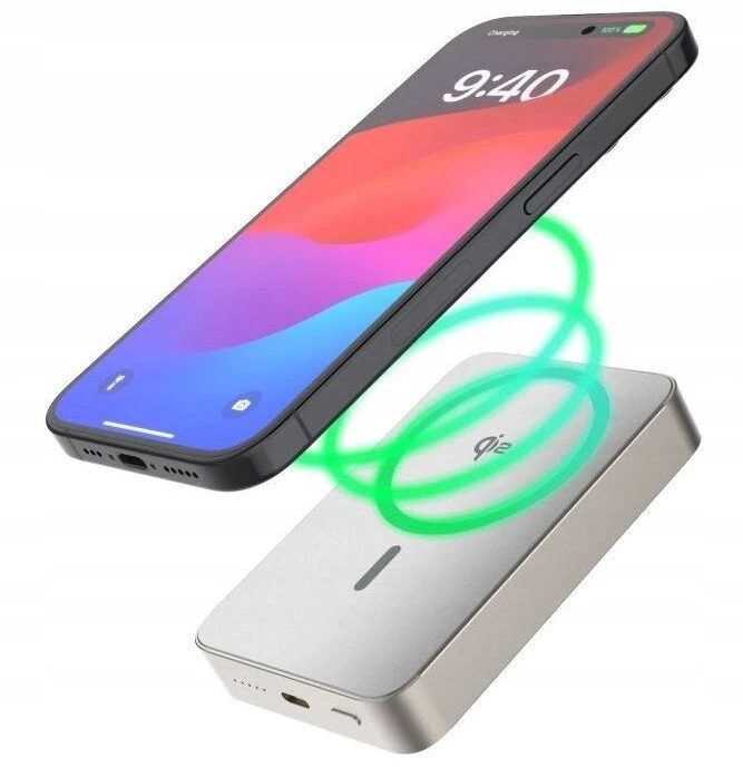 Fixed Fiksuotas „MagZen 10 Crystal Qi2“ 10000 mAh 20W titanas
