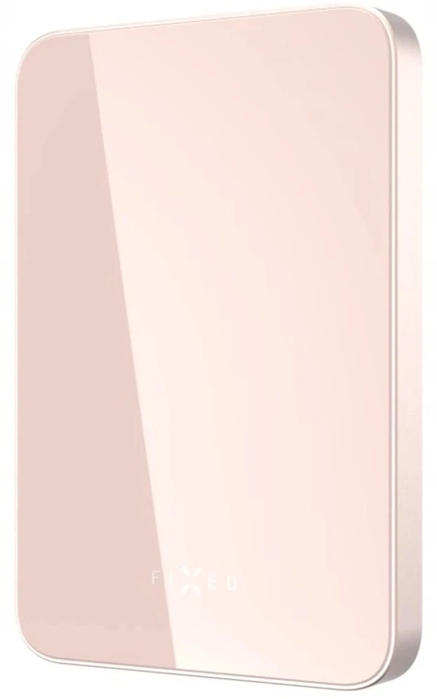 Fixed Fiksuotas „MagZen 5 Crystal Qi2 5000 mAh 20W“ rožinis