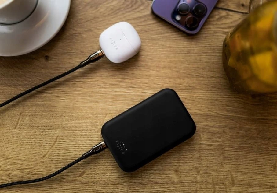 Fixed Fiksuotas MagZen Power Bank | FIXZENM-6-WH | 6000 mAh | USB-C | Baltas