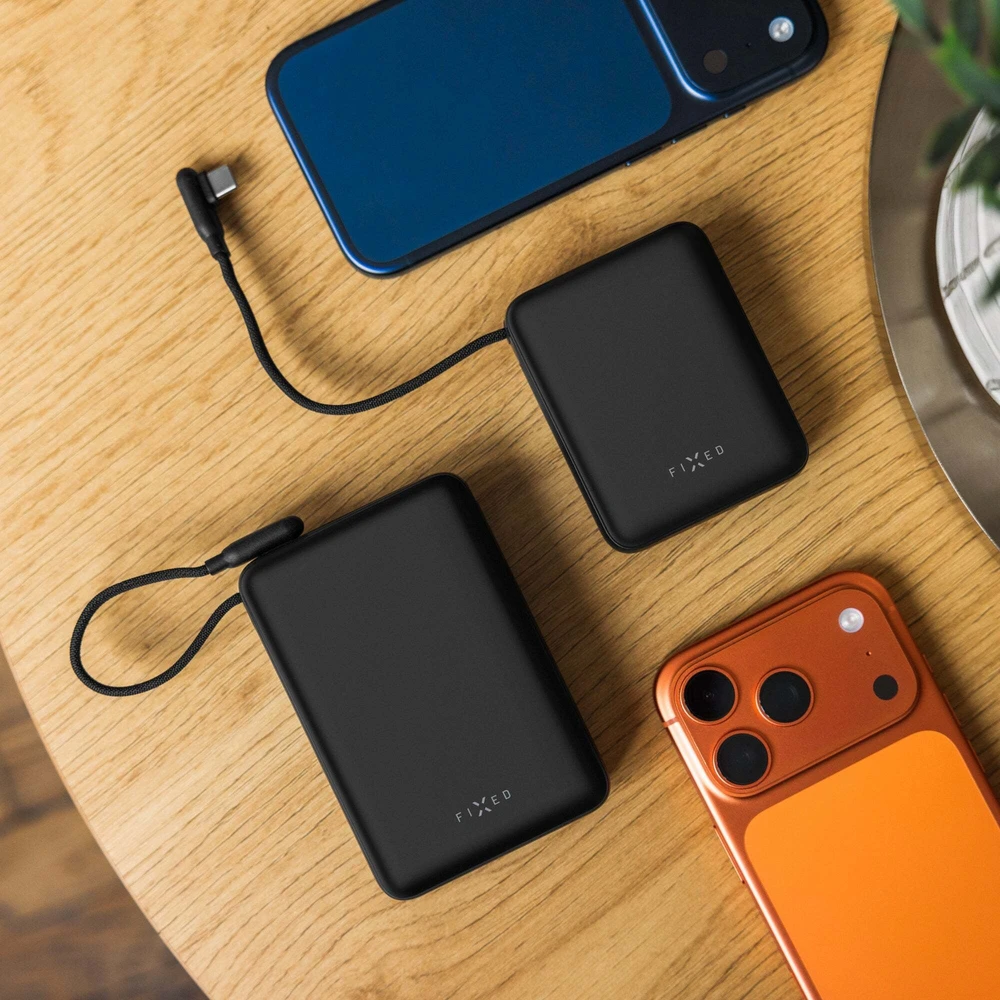 FIXED Zen 10 Loop Powerbank, 30W, 10 000 mAh, blac