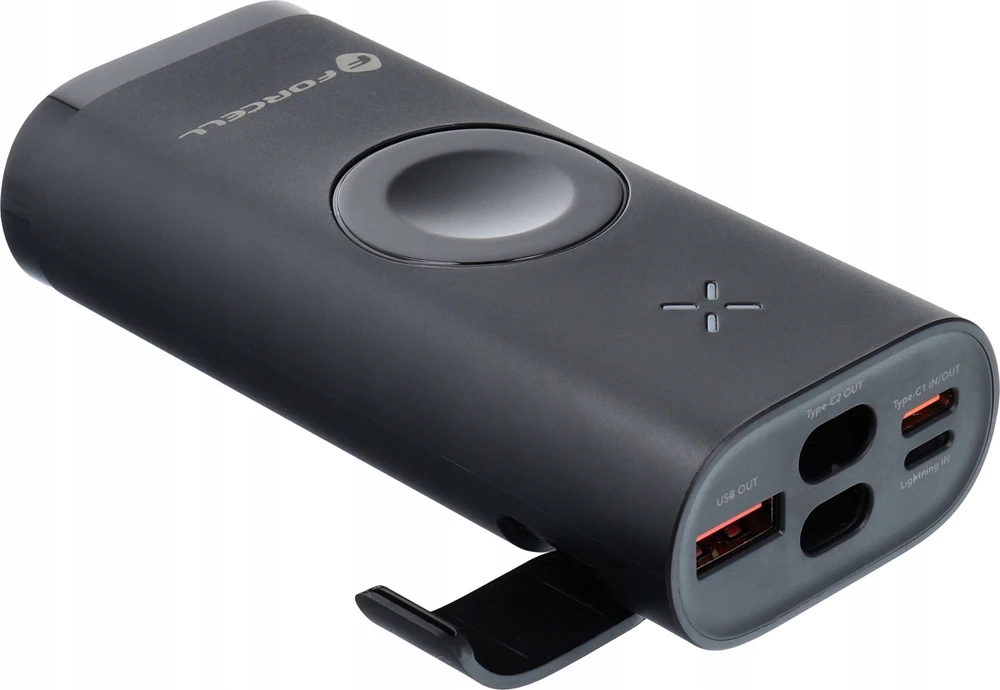 FORCELL F-ENERGY F10K4 maitinimo blokas, suderinamas su Apple Watch PD QC3.0 3A 22,5W 10000 mAh juodos spalvos