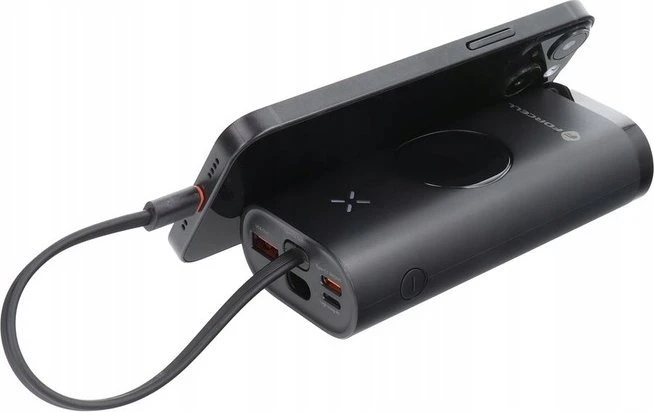 FORCELL F-ENERGY F10K4 maitinimo blokas, suderinamas su Apple Watch PD QC3.0 3A 22,5W 10000 mAh juodos spalvos