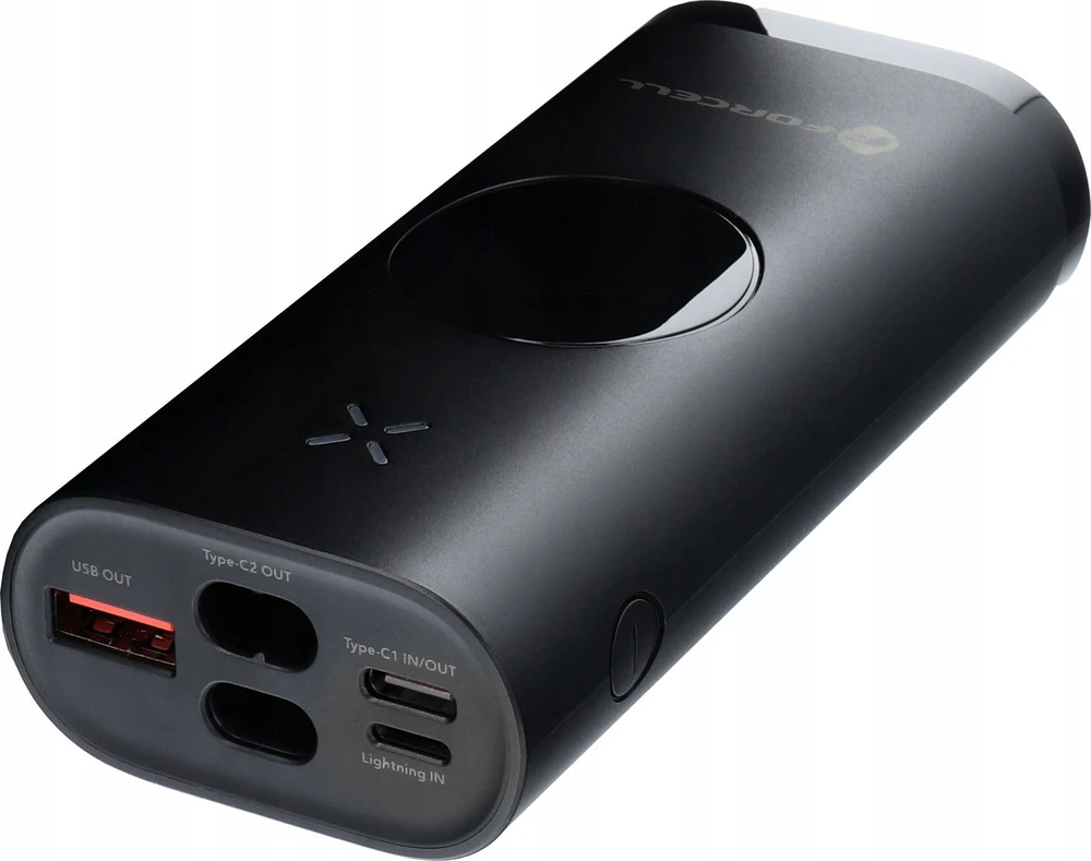 FORCELL F-ENERGY F10K4 maitinimo blokas, suderinamas su Apple Watch PD QC3.0 3A 22,5W 10000 mAh juodos spalvos