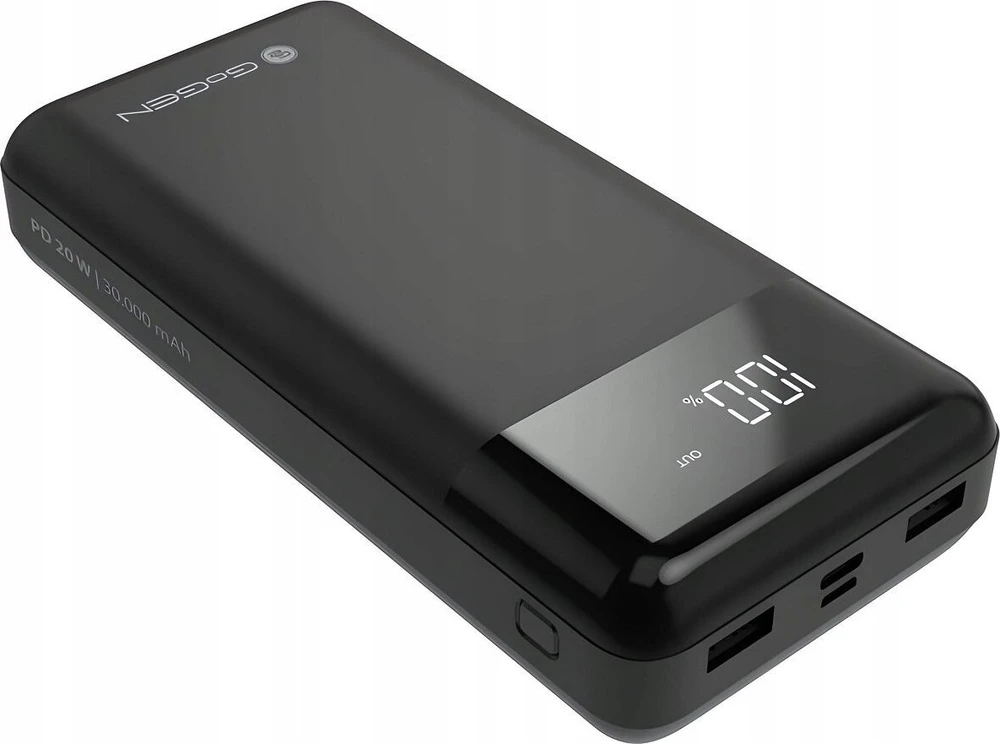 Powerbank GoGEN PB300001B 30000 mAh Juodas