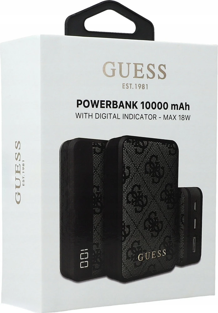 Guess Powerbank 10000mAh 18W GUPB10DP4GEGK juoda PU oda