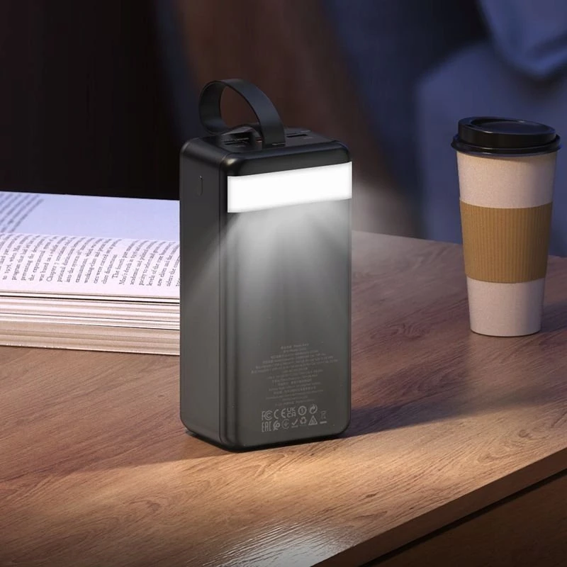 Powerbank Hoco 60000 mAh QC PD 3A 22,5W J123C juodas