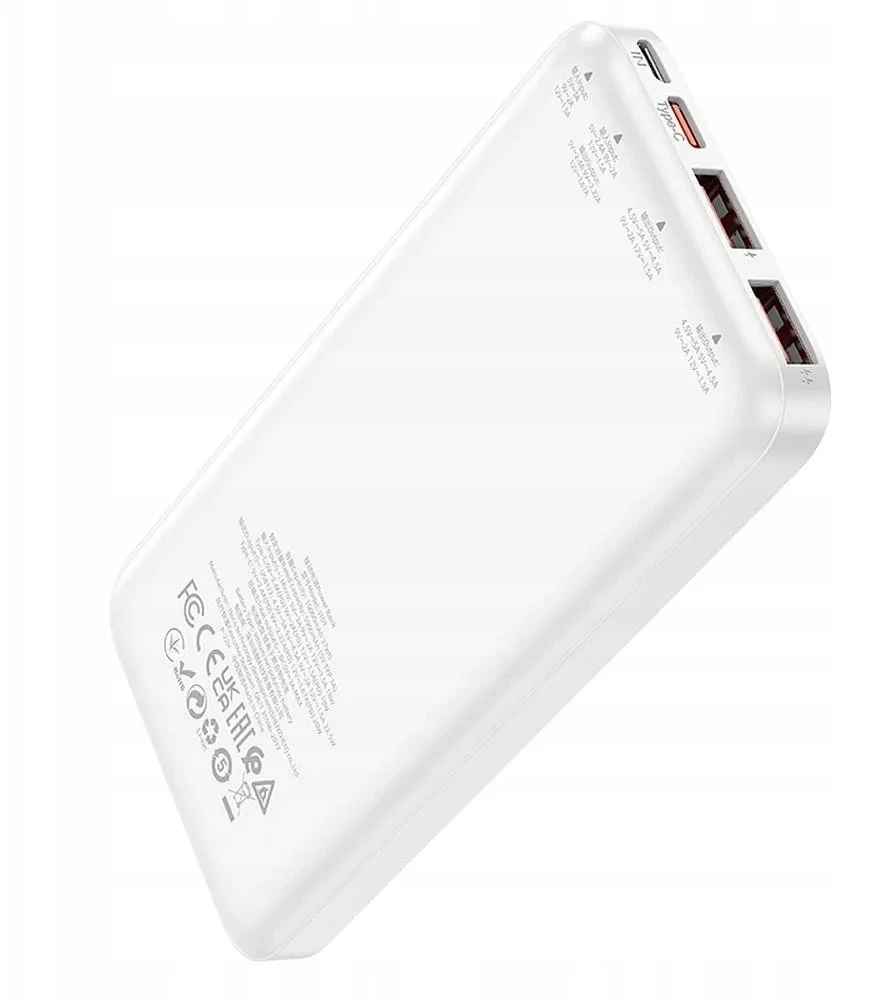 Powerbank Hoco 10000 mAh QC PD 3A 22.5W J101 baltas
