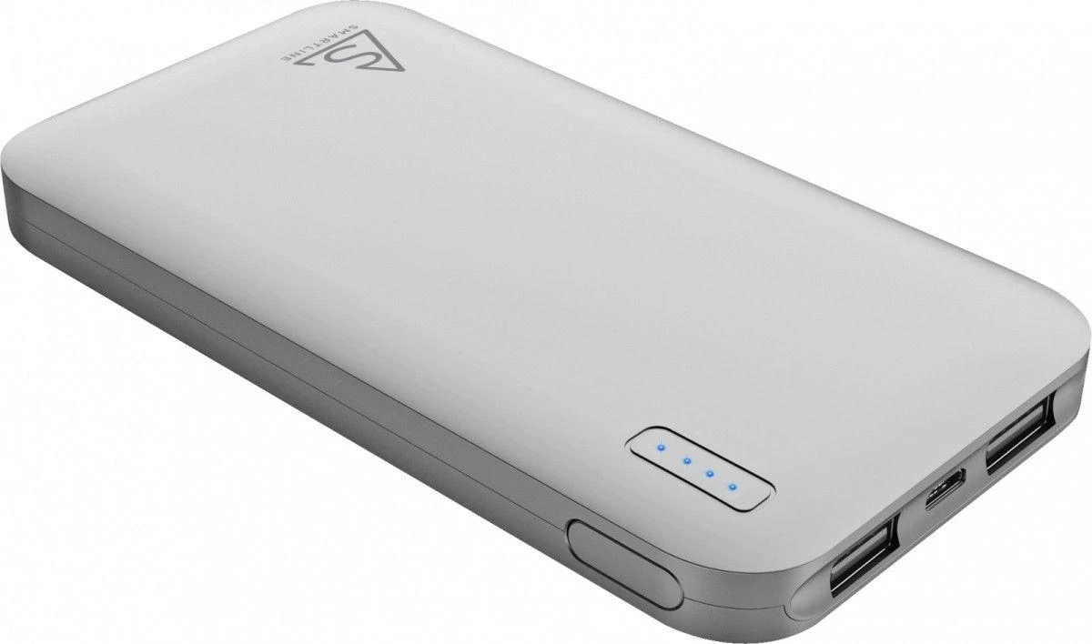 Powerbank Holdit Smartline 10000mAh Sidabrinė