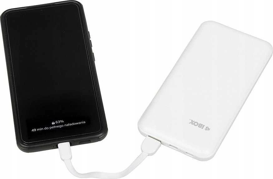 Nešiojamas Įkroviklis - iBox IPB10 10000mAh Quick Charge 3.0 Power Delivery 3.0 Baltas