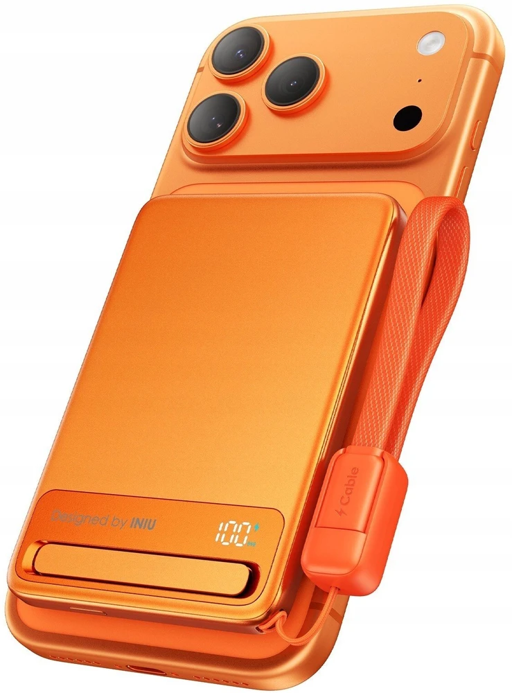 Powerbank INIU MagPro Slim 5000 mAh Oranžinė (MO-IU-P022)
