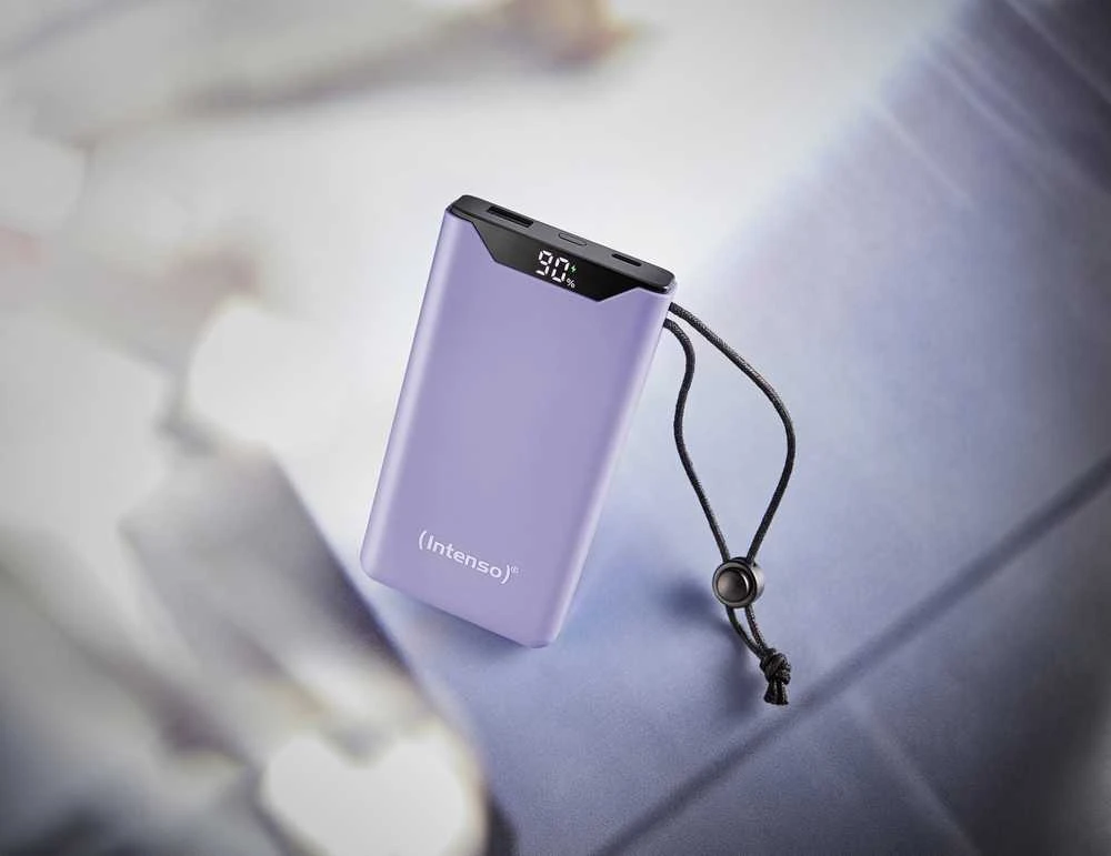 POWER BANK USB 10000MAH QC3.0 / PURPLE F10000 7332033 INTENSO