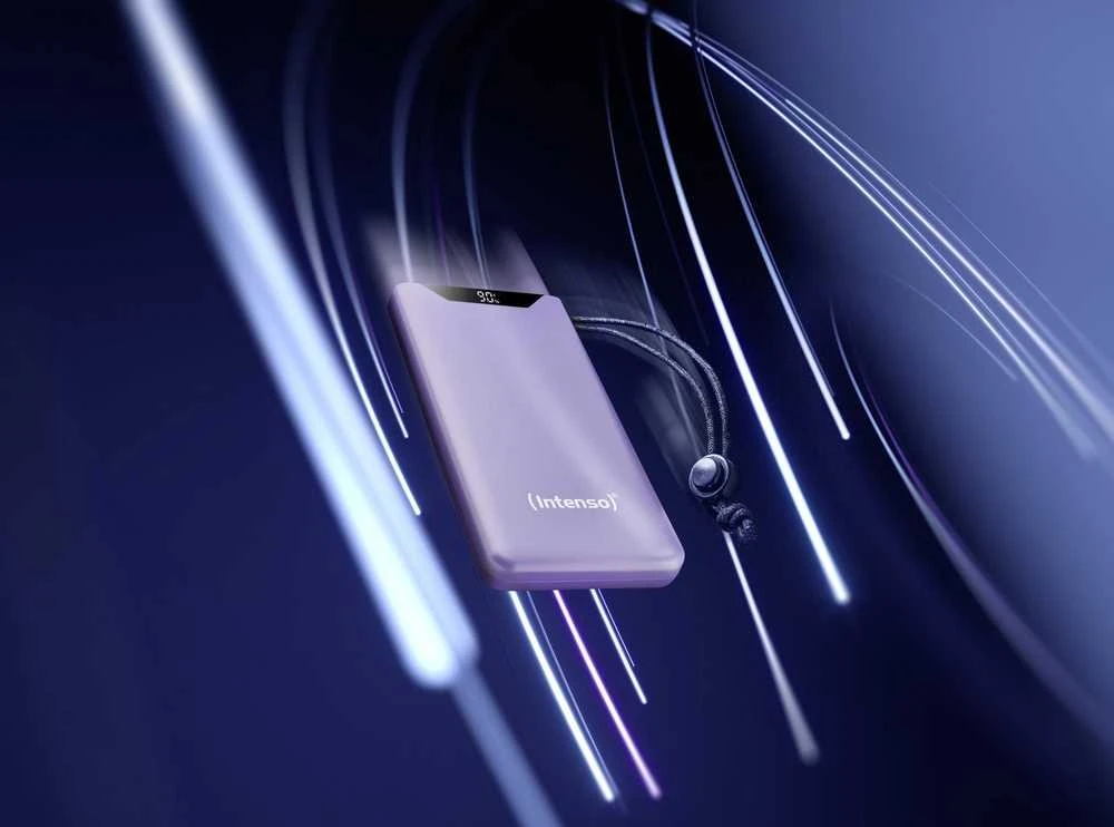 POWER BANK USB 10000MAH QC3.0 / PURPLE F10000 7332033 INTENSO