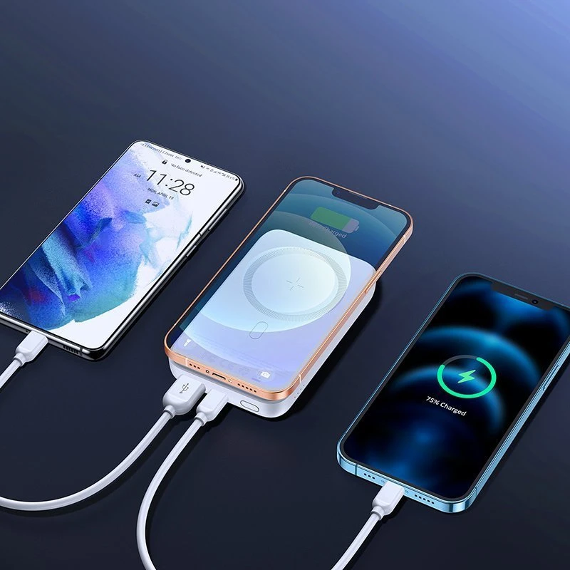 Išorinė baterija Power Bank Joyroom JR-W020 20W MagSafe 10000mAh balta
