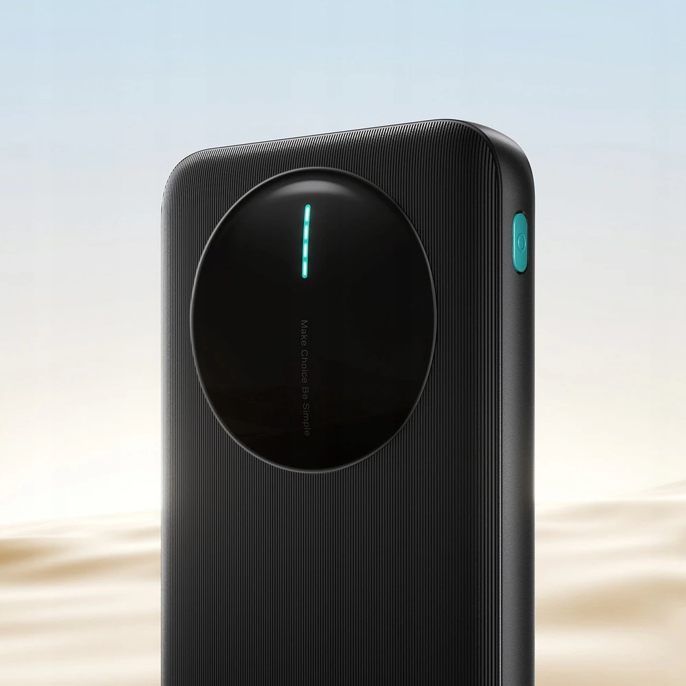 Joyroom JR-PBF12 Pro Powerbank 22.5W 10000mAh with Digital Ekranas 2x USB-A 1x USB-C - Juodas
