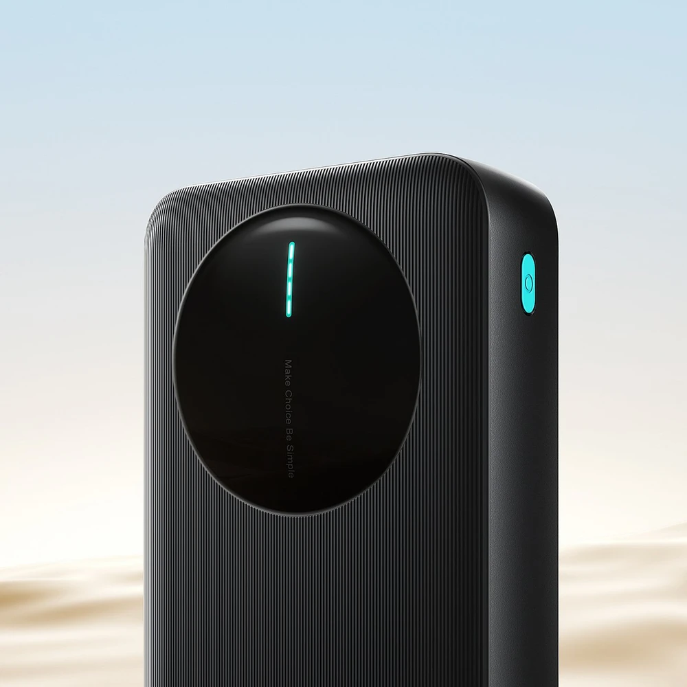 Joyroom JR-PBF14 Pro išorinė baterija 22,5 W 20000 mAh su skaitmeniniu ekranu 2x USB-A 1x USB-C - juoda