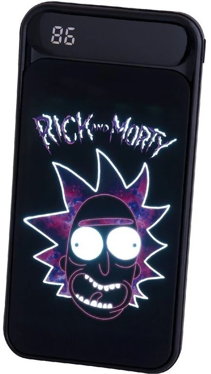 Powerbank Lazerbuilt 10.000mAh Rick & Morty light up (PBRM-10LI-RICK)
