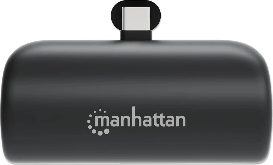 Powerbank Manhattan 5000mAh Juodas (102636)