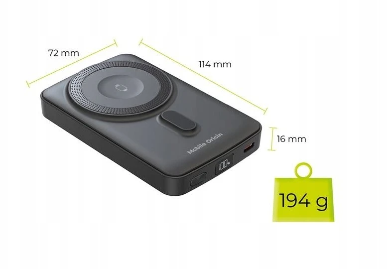 Mobile Origin belaidis magnetinis įkroviklis 10000mAh PB9