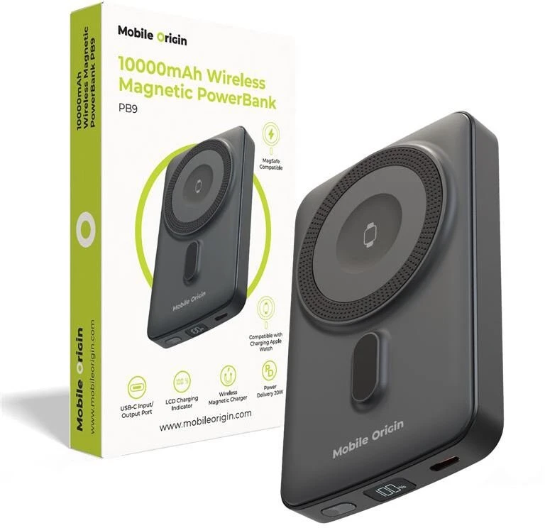 Mobile Origin belaidis magnetinis įkroviklis 10000mAh PB9