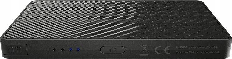 Nitecore Pocket 10000 USB-C maitinimo blokas su integruotu kabeliu