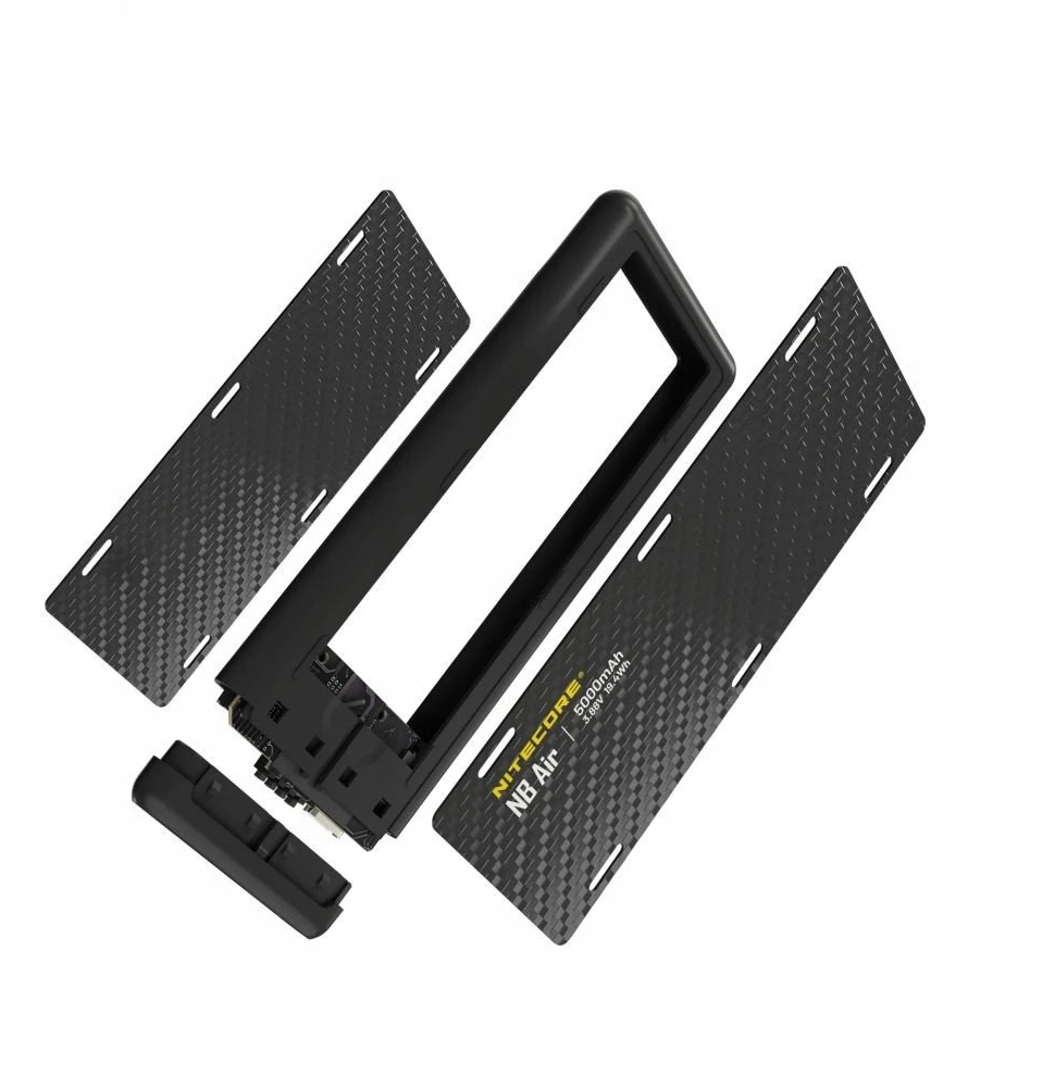 Nitecore NB Air itin lengvas ir plonas USB-C 5000mAh maitinimo blokas