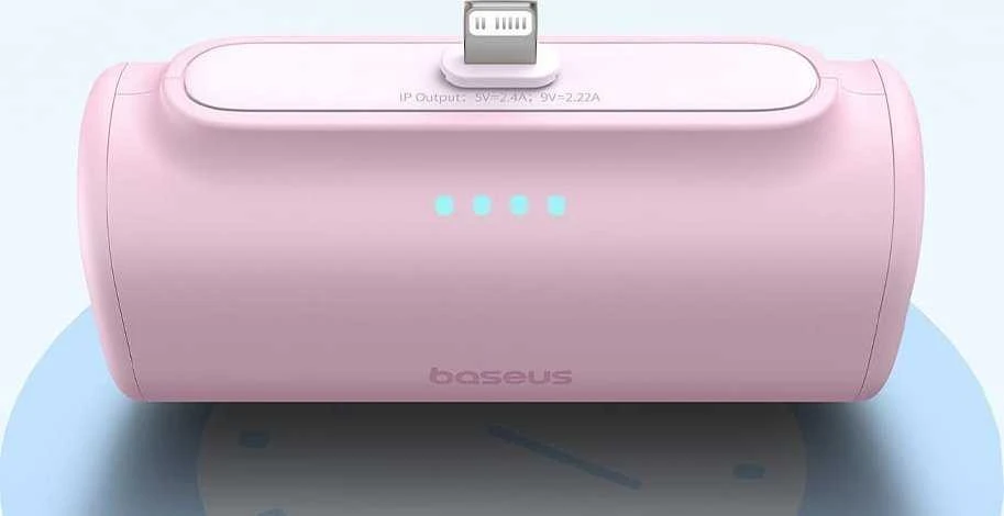 Powerbank OS-Baseus Compact IP 5000mAh 20W (rožinė)