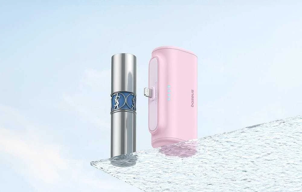 Powerbank OS-Baseus Compact IP 5000mAh 20W (rožinė)