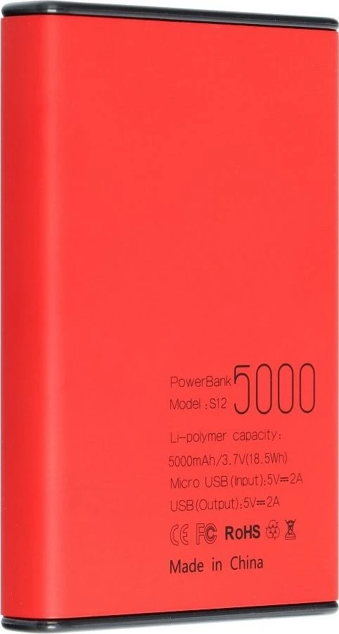 „Powerbank“ Partner Tele.com PURIDEA S12 5000 mAh, pilka