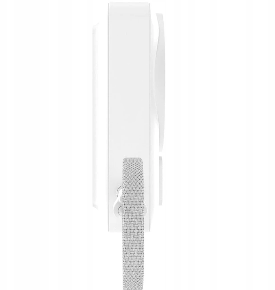 Pitaka Mobile Origin 10000 mAh Qi2 TFT ekranas pusiau kietas išorinis akumuliatorius PB19 – USB-C laidas baltas
