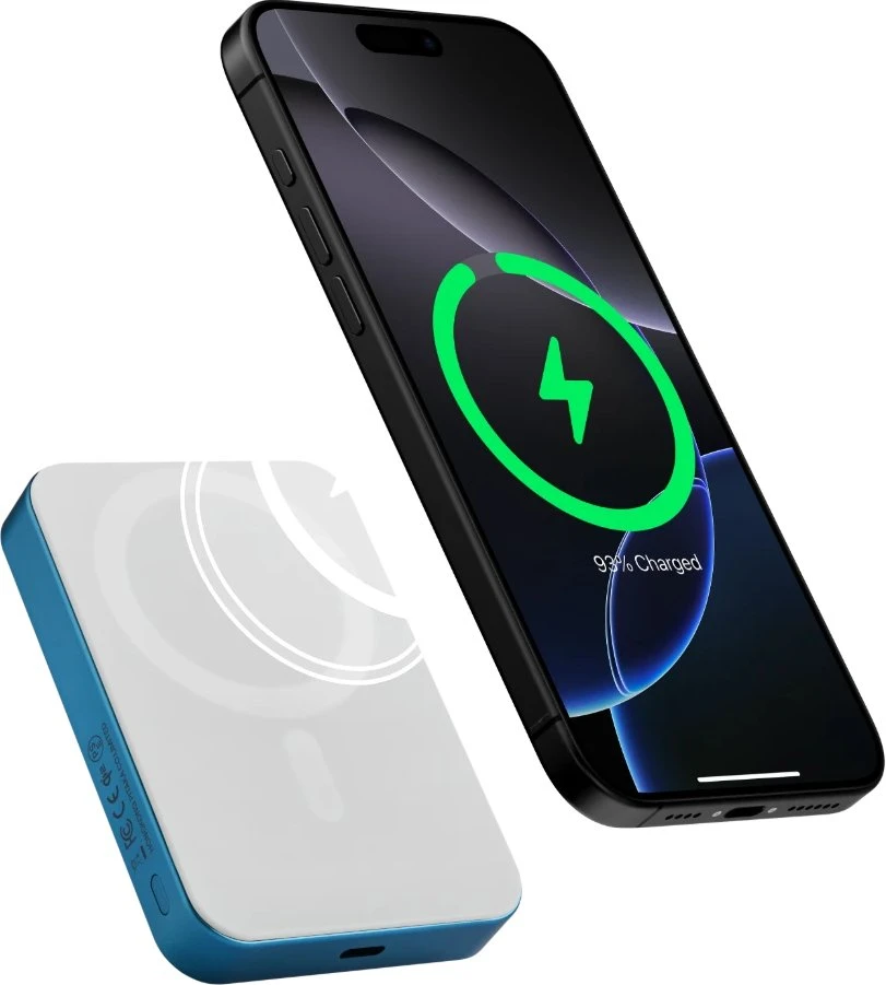 Nešiojamas akumuliatorius Pitaka Qi2 10000mAh Moonrise (PBQ2503)