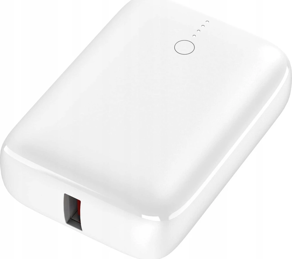 Išorinė baterija POWER BANK Platinet 10000mAh (1xUSB; 1xType-C; 20W) balta