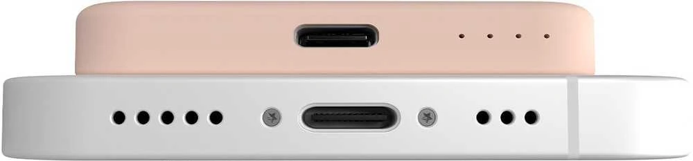 Išorinė baterija Puro Mini Power Mag 4200mAh, rožinė