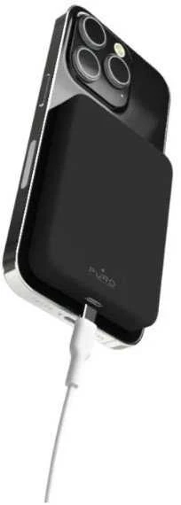 Nezatříděno Puro Elektrik Puro Mini Power Mag 4200mAh Power Bank su MagSafe USB-C - juodos spalvos