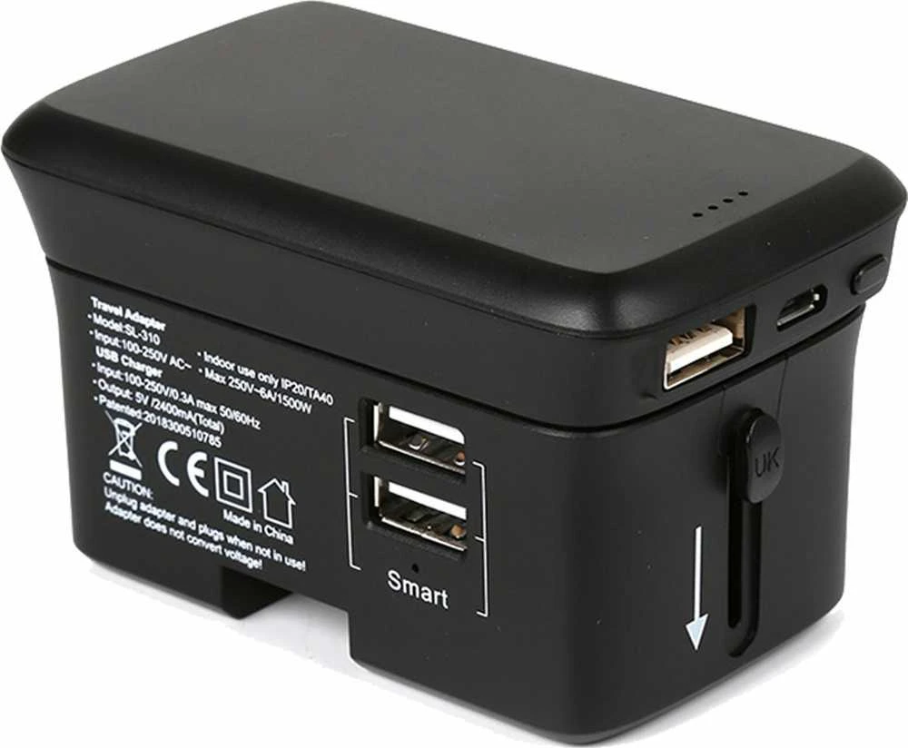 Powerbank Realpower TravelCharge-4k Juodas (308847)