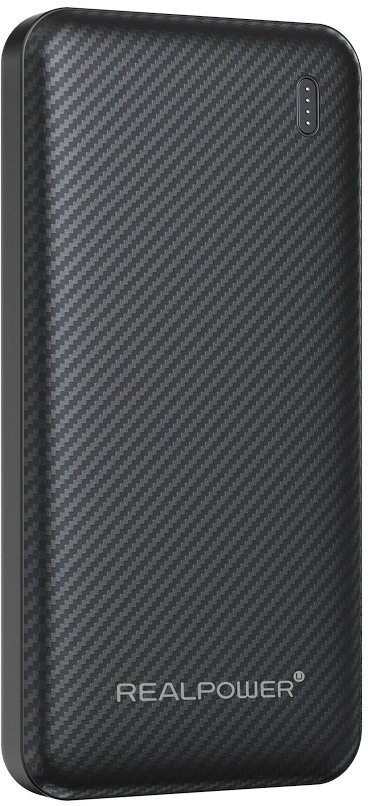 Powerbank Realpower PB-10000 Plus 10000mAh Juodas