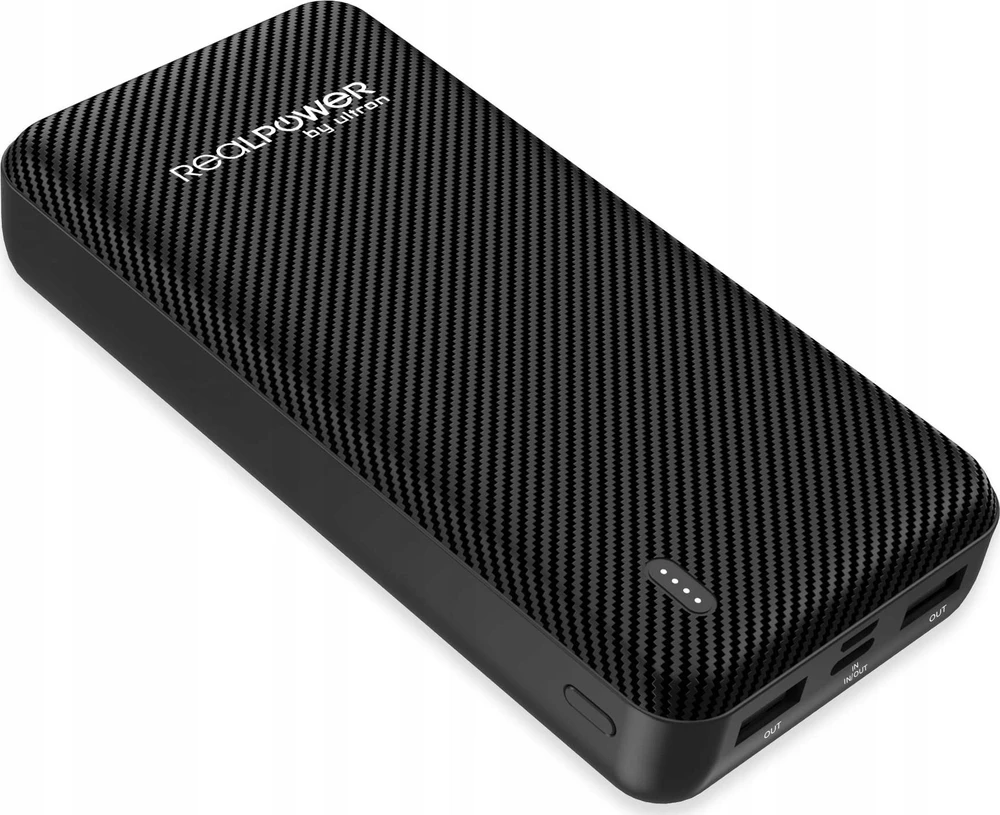 Powerbank Realpower PB-20000 SE 20000mAh Juodas (415548)