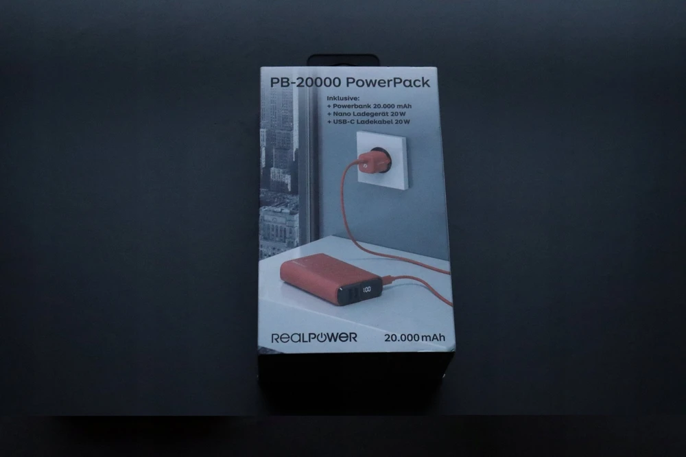 Realpower Carruzzo Ultron PB-20000 20000 mAh Oranžinė
