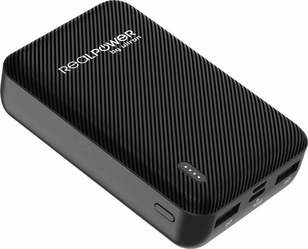 Powerbank Realpower PB-10000 SE 10000mAh Juodas