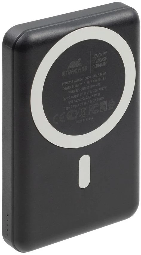 Powerbank Rivacase VA2604 10000 mAh 20W juoda