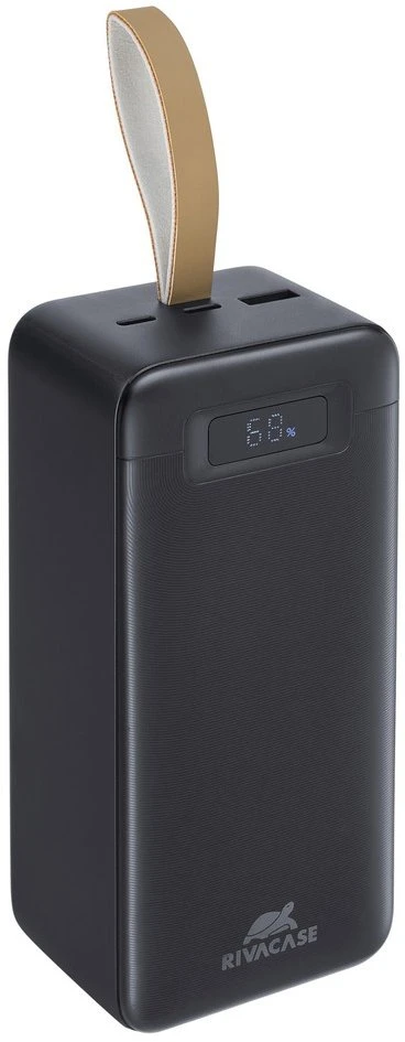 RIA Rivacase VA1084 nešiojamasis įkroviklis Ličio polimeras (LiPo) 40000 mAh Juoda