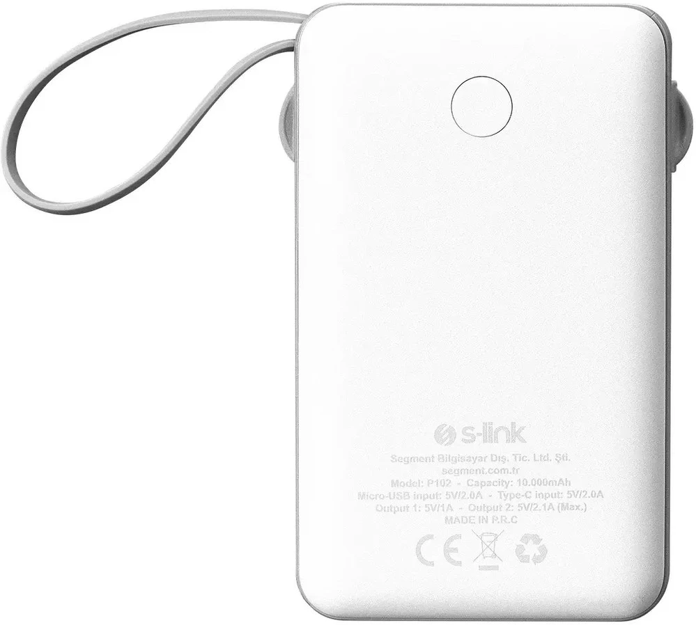 S-link P102 10000mAh PRM 2*USB C tipo viskas viename B