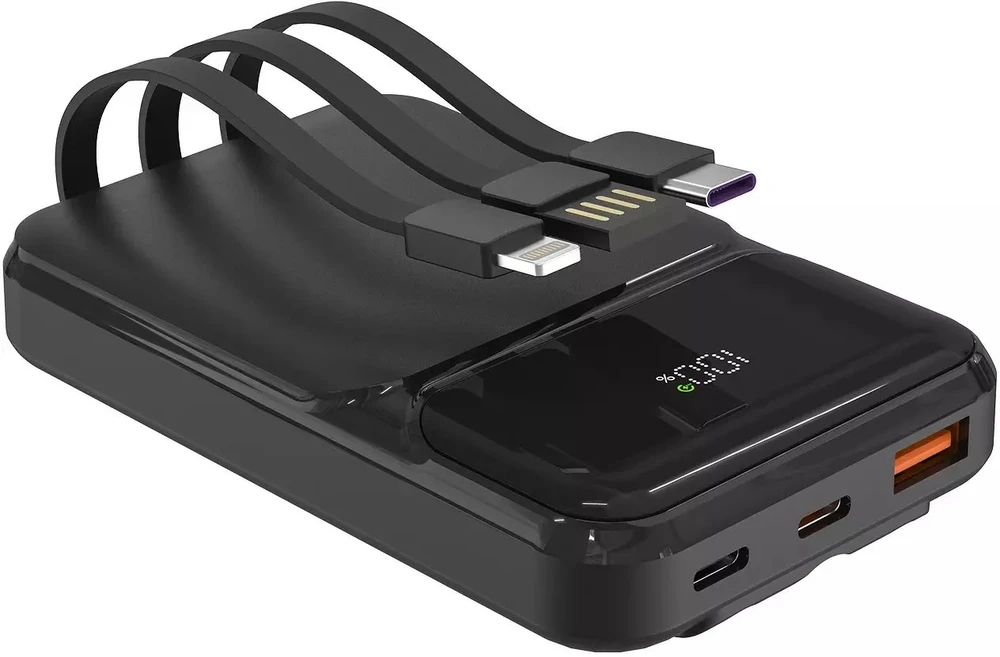 S-Link P104 10000 mAh 22.5W juoda